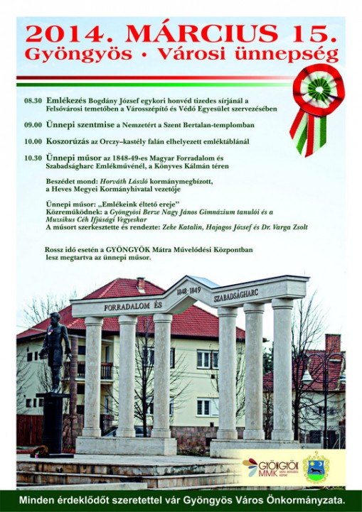   - Március 15. - városi ünnepség